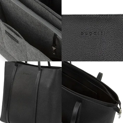 Vista 4 de Pure Collection - Bolso para mujer con organizador extraíble, piel vegana