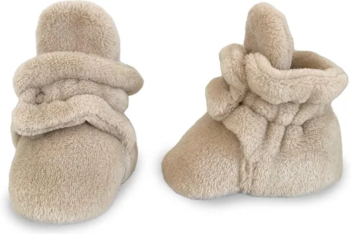 Vista 2 de 7AM Enfant Plush Baby Booties - Water Repellent Baby Shoes for Girls & Boys, Ultra Soft Winter Socks & Slippers for Infants