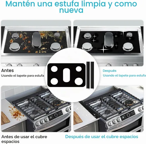 Vista 8 de Cubierta de estufa para LG Protector superior de estufa de gas para modelo LRG3093 LRG3095 LRG3061 LRG3193 LRG3085 LDG3036 LDG3016 - Protector