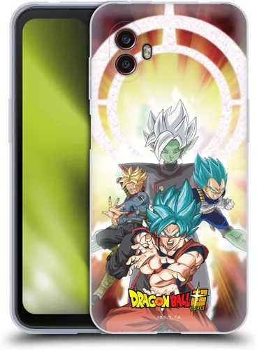 Vista 91 de Head Case Designs Funda de gel con licencia oficial de Dragon Ball Super Group Future Trunks Arc Characters [protección de grado militar] compatible
