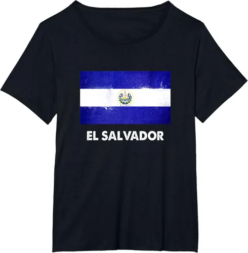 Vista 30 de Camiseta de la bandera de El Salvador Camiseta salvadoreña