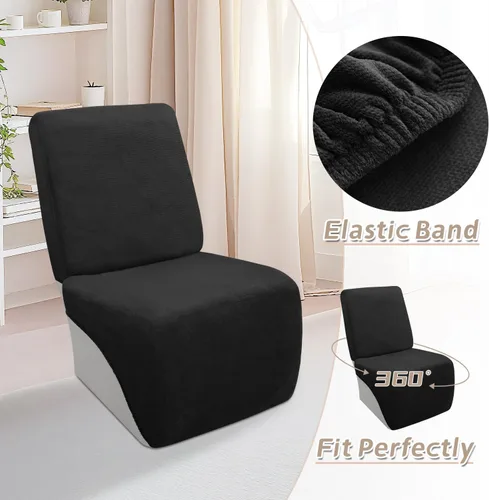 Vista 188 de Arfntevss Fundas de sofá seccional reclinable de terciopelo, Funda de sofá seccional de esquina para sofá reclinable, Funda elástica suave