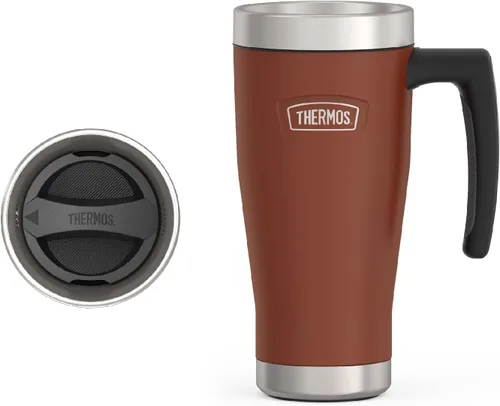 Vista 8 de THERMOS ICON SERIES, Taza de acero inoxidable, Glaciar, 16 onzas