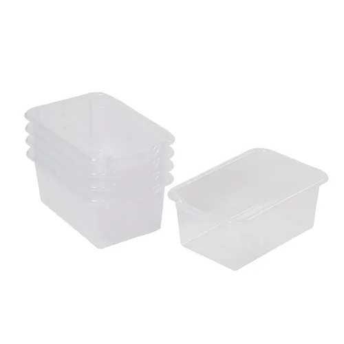 Vista 16 de ECR4Kids Cubo de almacenamiento frontal con cucharada, organización multiusos, surtido, 5 piezas Variado