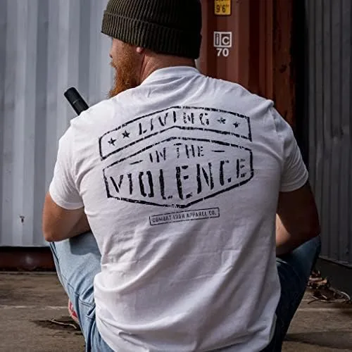 Vista 5 de Living in The Violence - Camiseta de manga corta para hombre