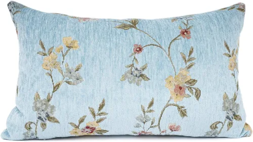 Vista 11 de Fundas de almohada YOUR SMILE con diseño cuadrado y floral, 18 x 18 pulgadas