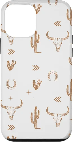 Vista 16 de Western Country - Carcasa para iPhone 17, diseño de calavera de toro sureño