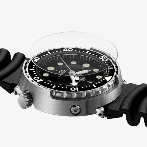Vista 5 de ADDIESDIVE Diver Watches for Men, 47.5MM Automatic Wristwatch Nh35 Waterproof 300M Luminescent Chromalight Dial, My-H5