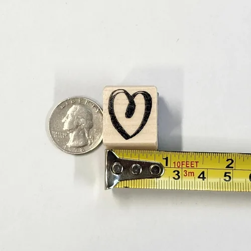Vista 7 de Sellos de goma con corazones de San Valentín