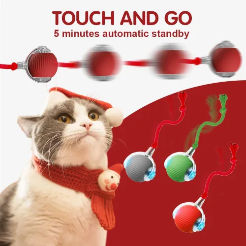 Vista 7 de Yilia Juguetes interactivos para gatos de interior, juguetes para gatitos actualizados 2026 para aliviar el aburrimiento de los gatos