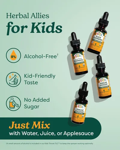 Vista 3 de Herb Pharm Aceite de gordolobo y ajo para niños, caléndula, ajo, gordolobo, hierba de San Juan, aceite de oliva, 1 onza líquida (paquete de 1)