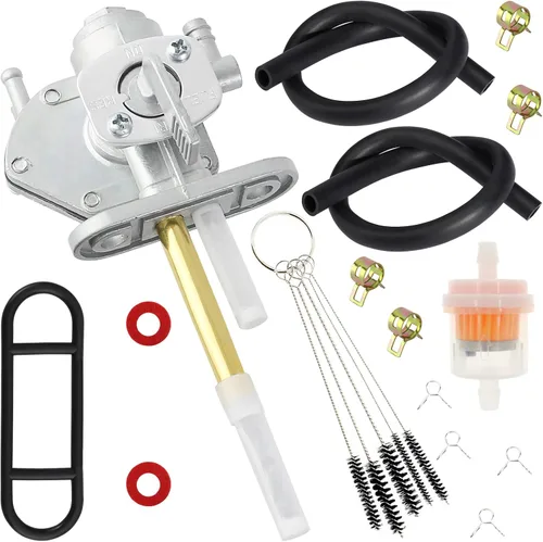 Vista 4 de Interruptor de bomba de cierre de válvula de gasolina de combustible compatible con Polaris Predator 500 Trail Blazer 250 XR50 CRF50 Motocicleta ATV
