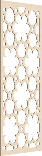 Vista 42 de 9 3/8"W x 24 3/8"H x 1/4"T Southgate Decorativos Paneles De Pared De Madera Calado, Abedul