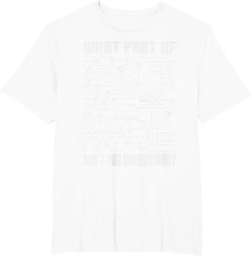 Vista 64 de Camiseta de manga corta de ingeniero civil con un divertido motivo de ingeniería, talla S Negro