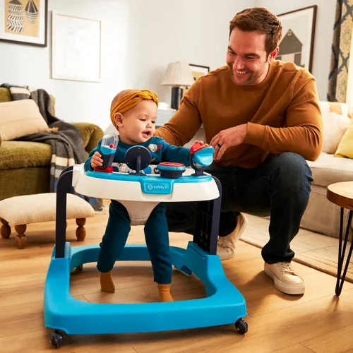 Vista 12 de Safety 1st ¡Listo, listo, camina! DX Developmental Walker, Coral Geo coral (Coral Geo)