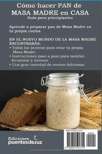 Vista 2 de Cómo hacer Pan de Masa Madre en casa Guía para principiantes (Spanish Edition)