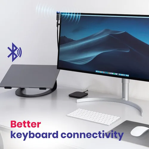 Vista 5 de Global Teck Blue Beacon - Extensor de rango de cable USB-A para auriculares, altavoces, teclado, portátiles, PC, mouse, mejora la señal de línea