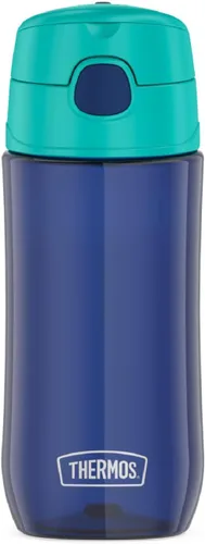 Vista 14 de THERMOS FUNTAINER Botella de hidratación de plástico de 16 onzas con boquilla, aguamarina