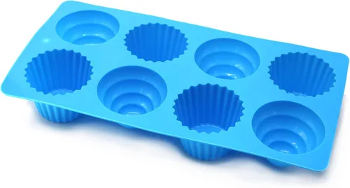 Vista 3 de X-Haibei Gran cono de helado Cupcake Jabón Pan Bakeware Bandeja de 8 cavidades