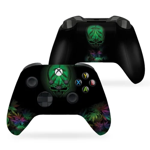 Vista 25 de DreamController Americcan Warrior Skull Custom X-box Controller Wireless compatible with X-box One/Series X/S Proudly Customized in USA with