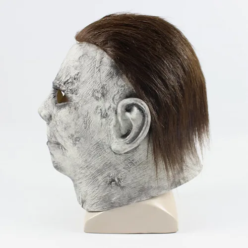 Vista 3 de DAVIKO - Máscara de Halloween para hombre, diseño de Michael Myers