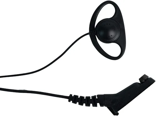 Vista 5 de Xpr 6550 Auricular, auricular de vigilancia en forma de D con micrófono Ptt XPR7550 XPR6350 XPR7350 7550e 7580e Walkie Talkie