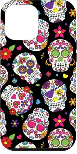 Vista 26 de Dead Sugar Skulls Case Sugar Skull Day of The Dead Case for iPhone 17