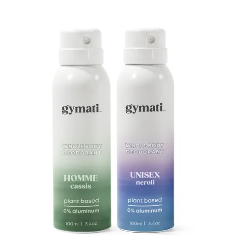 Vista 18 de Gymati Desodorante corporal natural en aerosol sin aluminio, unisex, paquete de 2