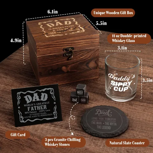 Vista 2 de Regalos para el Día del Padre de parte de hija, hijo, esposa, regalo de cumpleaños para el nuevo paso por primera vez, regalos para papás que lo