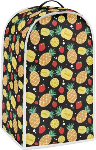 Vista 13 de doginthehole Cubierta antipolvo para licuadora de gatos negros, cubierta para electrodomésticos, resistente al polvo, con mango superior