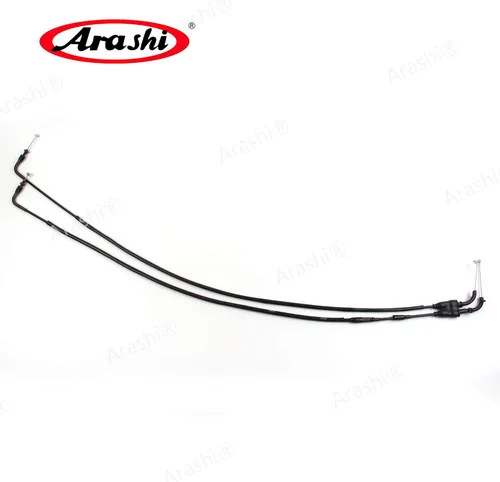 Vista 5 de Arashi Cable del acelerador para Yamaha MT-09 FZ-09 2014-2017 línea de alambre inoxidable y goma accesorios de motocicleta MT09 FZ09 MT FZ 09 negro