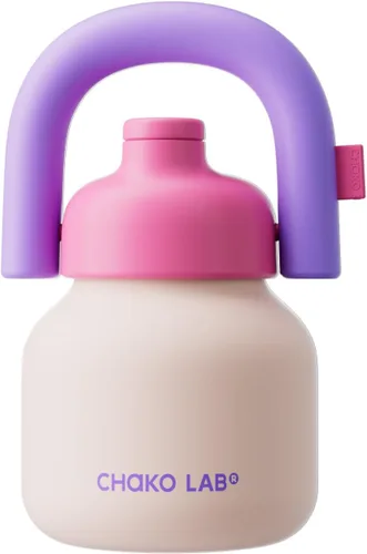 Vista 14 de CHAKO LAB Botella de agua con popote y asa de transporte, forro de cerámica al vacío de boca ancha, reutilizable, a prueba de fugas y sin BPA, 33