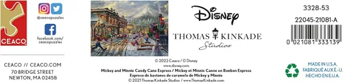 Vista 7 de Ceaco - Thomas Kinkade - Disney - Holiday - Candy Cane Express - Rompecabezas de 1000 piezas