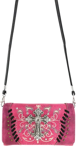 Vista 3 de Zelris Spring Bloom Western Cross - Cartera para mujer