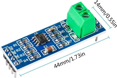 Vista 4 de 15PCS MAX485 RS485 módulo transceptor TTL UART Serial a RS-485 módulo para Raspberry Pi