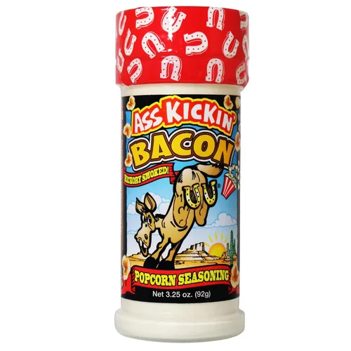 Vista 8 de ASS KICKIN' Condimento para palomitas de maíz Habanero – Ideal para palomitas de maíz gourmet o alitas de pollo y carne – Perfecto para rellenar