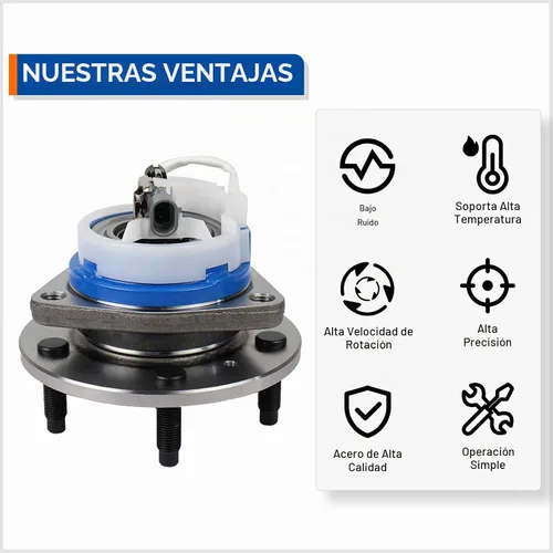 Vista 7 de PAROD Par 513121 Conjunto de cojinete de cubo de rueda delantera compatible con Cadillac DTS Eldorado Seville, Chevy Impala Monte Carlo, Buick