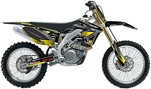 Vista 2 de 2010-2018 RMZ 250 Surge Black Senge Kit de base gráfica compatible con Suzuki