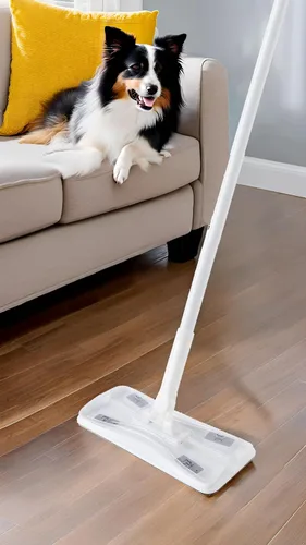 Vista 8 de Eyliden - Trapeador barredora con mango largo de 58 pulgadas, 36 repuestos desechables en seco 12 Heavy-Duty Pet Hair Pads, 24 Dry Sweeping
