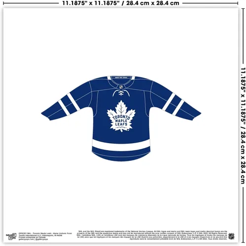 Vista 4 de Trends International Gallery Pops NHL Toronto Maple Leafs - Paquete de arte de pared de Jersey (paquete de 3) arte de pared Gallery Pops, versión