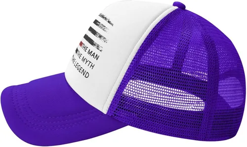 Vista 8 de Cool Hats for Men Weddings Officiant Marriage Trucker Hat Man Myth Legend Officiant Low Profile