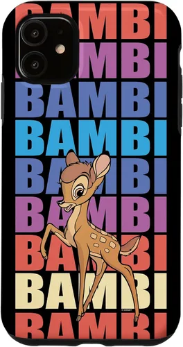 Vista 5 de Funda para iPhone 14 Disney Bambi Name Stack Portrait