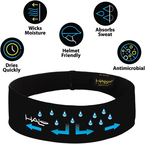 Vista 7 de Halo Headband II Sudadera con banda para el sudor para hombre y mujer