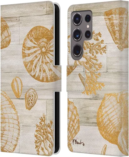 Vista 10 de Head Case Designs Funda de piel con licencia oficial de Paul Brent Agate Mermaid Coastal para Samsung Galaxy S24 Ultra 5G Sirena de ágata