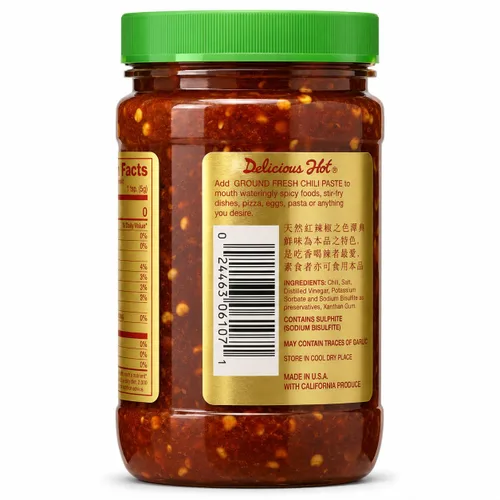Vista 5 de Huey Fong Sambal Oelek Pasta de chile 8 onzas