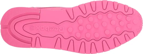 Vista 4 de Reebok Tenis clásicos de cuero para mujer Atomic PinkBlancoPewter