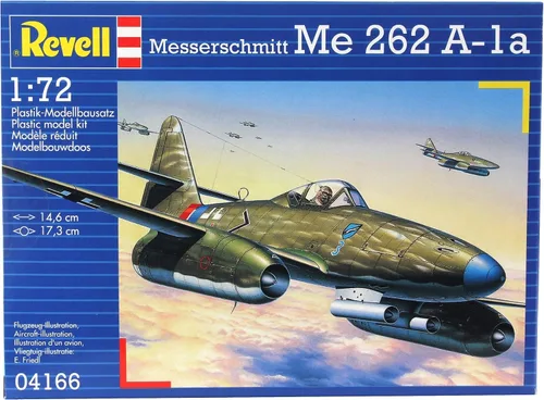Vista 2 de Revell 04166 Messerschmitt Me 262 A-1a Modelo Kit
