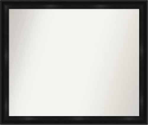 Vista 141 de Amanti Art Espejo personalizado, gran espejo de baño estrecho, espejo de pared o espejo de tocador de baño sobre el fregadero (24 x 24 pulgadas)