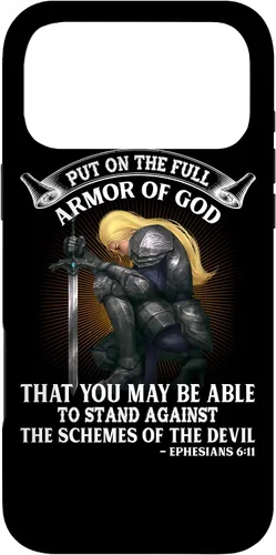 Vista 22 de Laying Down The Full Armor of God Case for iPhone 17