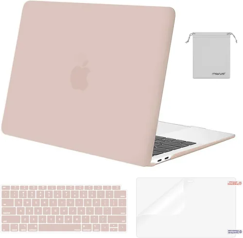 Vista 38 de MOSISO - Funda rígida y de plástico compatible con MacBook Air de 13 pulgadas versión 2022, 2021-2018, A2337 M1 A2179 A1932; con cubierta